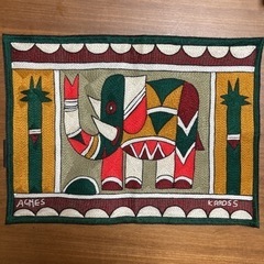 手織り刺繍ランチョンマット