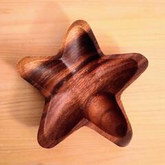 星型トレー(木製)　 Wooden Tray Star-shap...