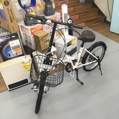 S334折りたたみ自転車CASULYキャスリー6段白20インチ