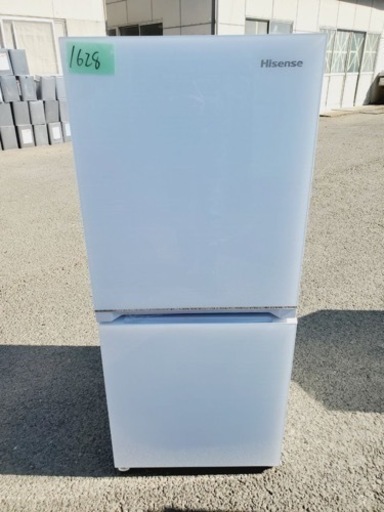 ①✨2019年製✨1628番 Hisense✨2ドア冷凍冷蔵庫✨ HR-G13B-W‼️