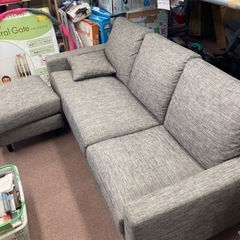 【引き取り決まりました！】【ニトリ】カウチソファ　ダークグレー 引き取り決まりました！】【ニトリ】カウチソファ ダークグレー