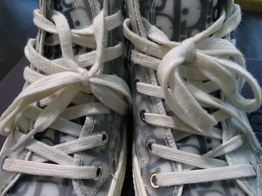 ディオール B23 ハイトップスニーカー オブリーク キャンバス【愛品