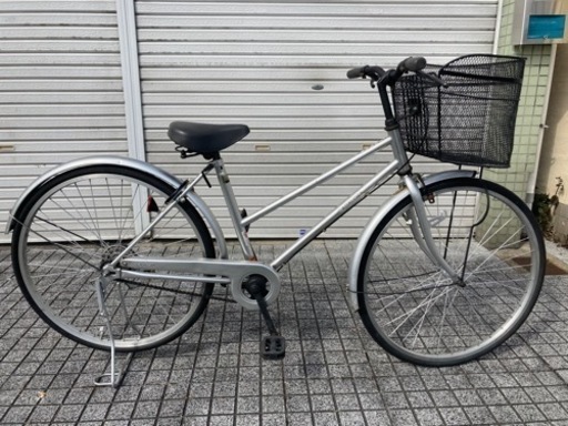 【整備済自転車】26インチ　シティサイクル　鍵新品　スペアキーあり　若林自転車　膳所店SALE❗️