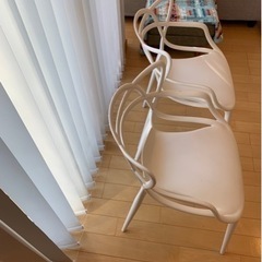 2脚ｾｯﾄお値下げ‼️Kartell カルテル マスターズ チェア ホワイト
