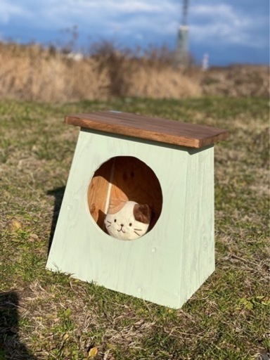 大工さんの手作り踏み台キャットベット猫犬花台 エイミー 小倉の家具の中古あげます 譲ります ジモティーで不用品の処分