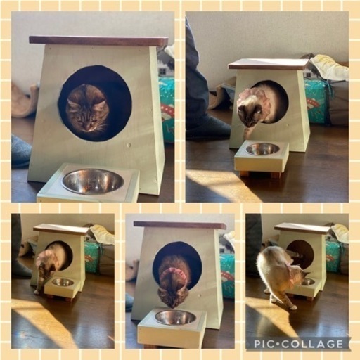 大工さんの手作り踏み台キャットベット猫犬花台 エイミー 小倉の家具の中古あげます 譲ります ジモティーで不用品の処分