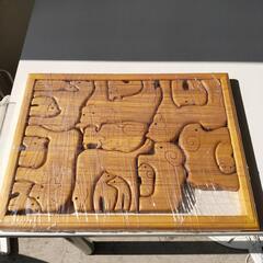 0216-015  木製アニマルパズル