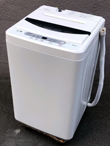 ㉟【税込み】ヤマダ電機 6kg 全自動洗濯機 YWM-T60A1 19年製【PayPay使えます】