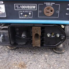 SUZUKI ポータブル発電機 SX-650RⅡ エンジン始動OK 通電OK ジャンク