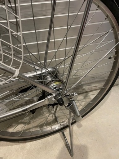 【売約済み！】26インチ　自転車　銀チャリ