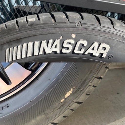 ハイエース D.O.S SJ-T6 17インチ ホイール ナスカー タイヤ　4本
