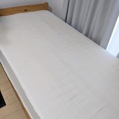 【ネット決済】無印良品　シングルベッド＋ベッド下収納＋マットレス...