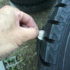 スタッドレス　注意ホイール　17インチ .7J .【PCD100 】.5穴.IN53 スバルXVかフォレスタ(SJ)用　225/60R17