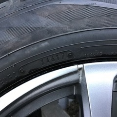 スタッドレス　注意ホイール　17インチ .7J .【PCD100 】.5穴.IN53 スバルXVかフォレスタ(SJ)用　225/60R17
