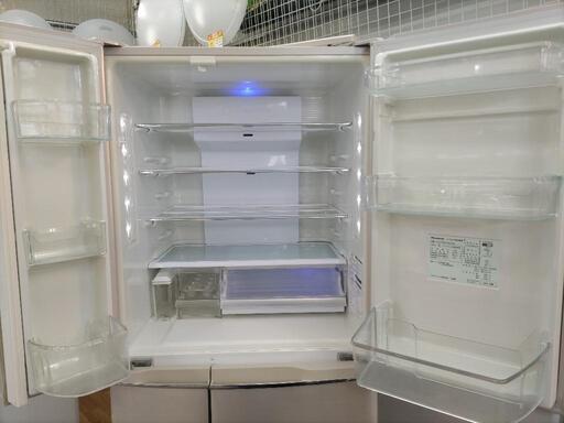 J029 ☆6ヶ月保証☆6D冷蔵庫☆Panasonic NR-FTM476S-N 2011年製 | www 