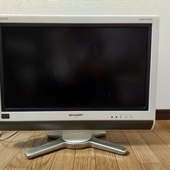 【ジャンク品】SHARP 液晶カラーテレビ 20インチ 2008年