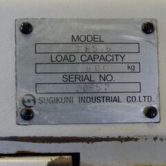 石狩市新港西引き取り限定】電動フォークリフト ウォーキー 3HSW6（600kg）