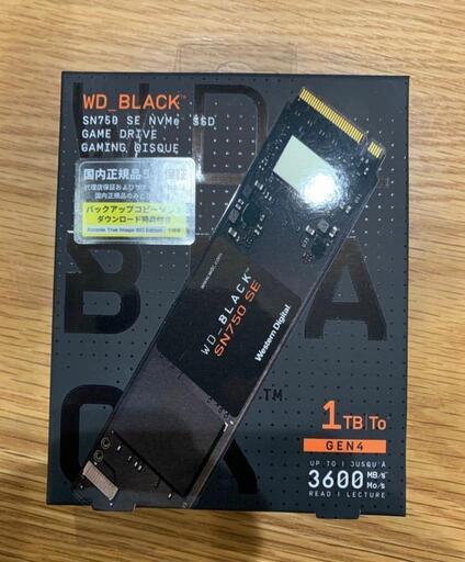 新品WD Black SN750 SE NVMe WDS100T1B0E 1TB