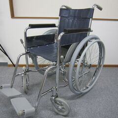 【中古】　車椅子 Miki製　（紺色）自走式