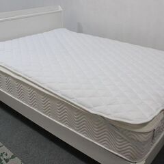 ダブルベッドセット unico Nitori ウニコ ニトリ 厚さ28㎝ コイルスプリング 自社配送エリア限定 中古家具 店頭引取歓迎 R5208)