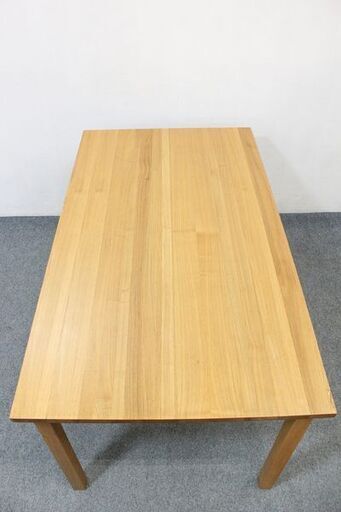 無印良品 MUJI タモ無垢材 ダイニングテーブル 幅140cm 4点セット