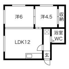 ✨2LDK３７０００円　菊水元町　✨駐車場3000円空きあり − 北海道