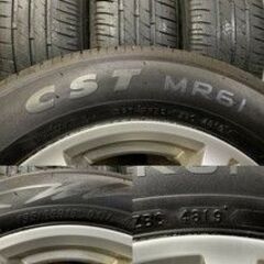 【CST MARQUIS MR61 195/65R15】夏タイヤ【EURO ALIVE 15インチ 6J5HPCD114.3+50】2019年製 ステップワゴン ヴォクシー ノア等　(VTK481)クレジットカード QRコード決済可能