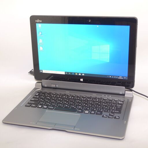 中古美品 タブレット ノートパソコン 高速SSD 11.6型 富士通 Q665/M 第5世代CoreM 8GB 無線 Wi-Fi Bluetooth webカメラ Win10 Office