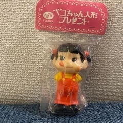 【ネット決済・配送可】ペコちゃん　ソフビ人形