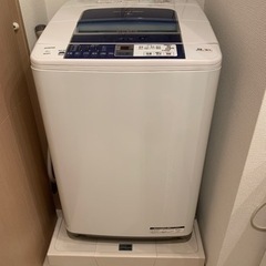 日立全自動洗濯機　ビートウォッシュ　ホワイト