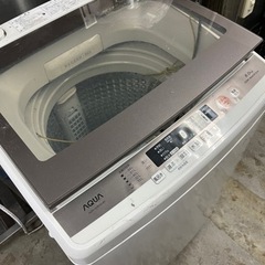 【ネット決済】AQUA 8kg 全自動 洗濯機 作動に全く問題ご...