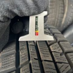 145/80R13 バリ溝スタッドレス 4本 鉄ホイール