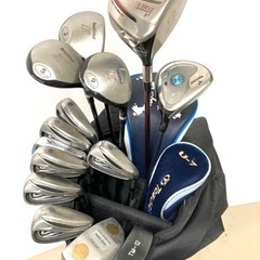 【SOLD OUT！】◆TourStage ＋ NIKE 等◆ゴルフクラブ 全14本セット＋ NEX キャディバッグ＋付属品多数付き