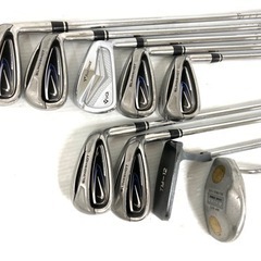 【SOLD OUT！】◆TourStage ＋ NIKE 等◆ゴルフクラブ 全14本セット＋ NEX キャディバッグ＋付属品多数付き