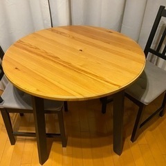 【値下げ】IKEA ダイニングテーブルセット　2人用