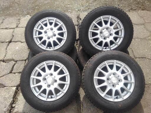 145/80R13 GY 20年製スタッドレス アルミセット