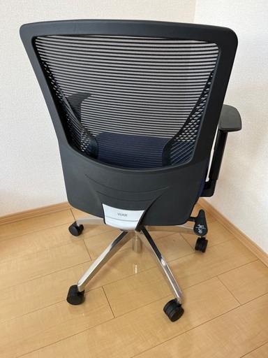 オカムラ オフィスチェア 椅子 VILLAGE VCM1 ブルー 可動肘掛