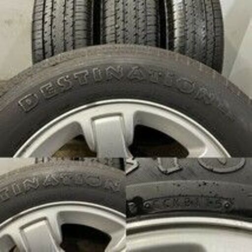 【Firestone DESTINATION LE02 175/80R16】夏タイヤ【SUZUKI ジムニー 純正ホイール 16インチ 5.5J5HPCD139.7+22】バリ溝　(MTN130) クレジットカード QRコード決済可能 Firestone DESTINATION LE02 175/80R16】夏タイヤ【SUZUKI ジムニー