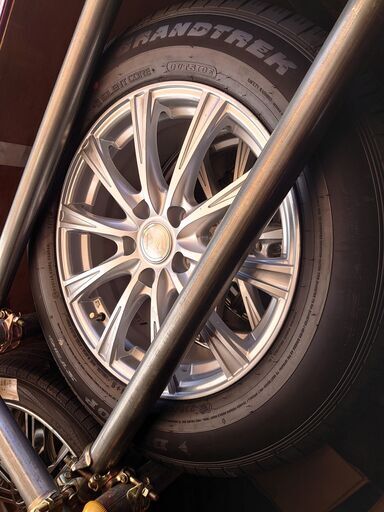 未使用品 夏タイヤ&ホイールセット DUNLOP GRANDTREK ST30 225 65 R17