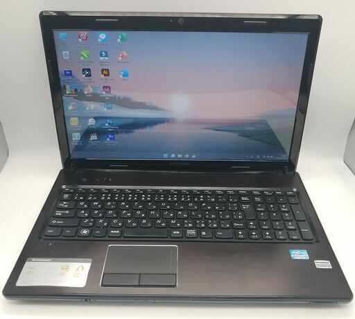 Lenovoノートパソコン Ci3（中古）8GBのメモリ、HDD500GB,15.6画面、Intel HD Graphics3000、Windows11,Photoshop2021,Illustrator2021,Premiere2020,Office2021等