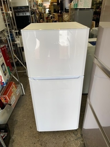 美品　Haier ハイアール 2ドア 冷凍冷蔵庫 2017年製 121リットル JR-N121A 単身用 一人暮らし コンパクト