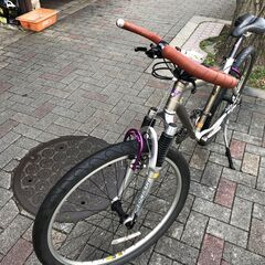 中古】高級MTB オンロードカスタム MIYATAフレーム STXメイン