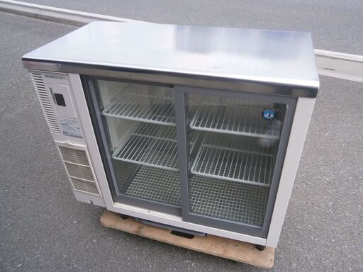 ☆美品 ！！中古品 ホシザキ小形冷蔵ショーケース RTS-90STD 2020年製 128L 900ｘ450ｘ800ｍｍ 動作問題なし①☆