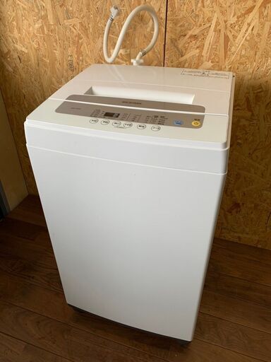 【IRISOHYAMA】アイリスオーヤマ 全自動洗濯機 洗濯機 容量5kg IAW-T502E 2019年製.