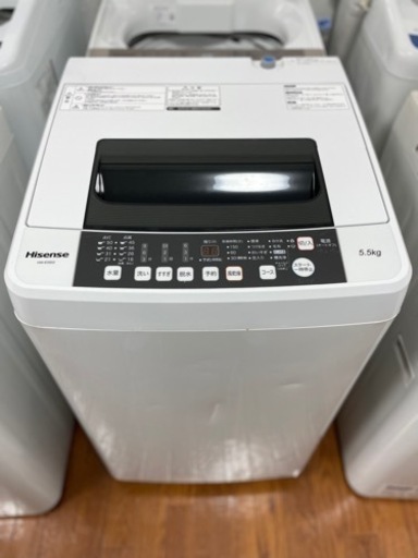 送料・設置込み　洗濯機　5.5kg Hisense 2018年