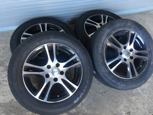 引き取り歓迎‼︎ 【タイヤ\u0026ホイール】MANARAY マナレイ　MA-1006L 16インチホイール \u0026 PROXES J33 215/60 R16 95H 09年製■4本セット