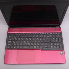 大容量HDD-750G Wi-Fi有 赤色 ノートパソコン 15.6型 富士通 AH45/M