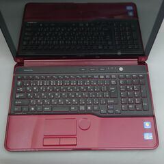 新品SSD レッド 赤 ノートパソコン 15.6型 富士通 AH77/G 中古良品 第2世代