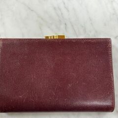 本物 カルティエ マストライン がま口 三つ折り財布 Cartie ボルドー 折財布 約幅15cm×縦10cm×マチ1.5cm ☆ PayPay(ペイペイ)決済可能 ☆ 札幌市 白石区 東札幌 アウトレットモノハウス白石店