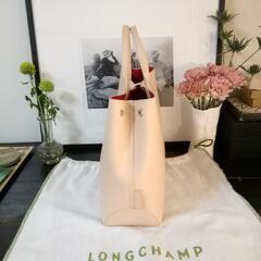 非常に美品6万。LONGCHAMP　ロゾ　リバーシブル　カウレザー　トートバッグ